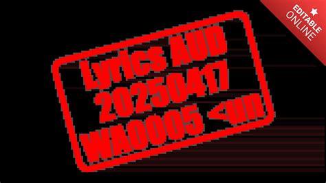 lyrics aud-20240331-wa0005 <unknown>|lyrics aud.